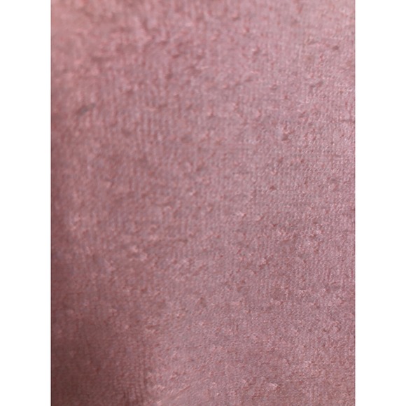 J.Jill Pink Terry Cloth V Neck Hoodie Long Sleeve Kangaroo Pocket Tunic XL Beach - Picture 14 of 15